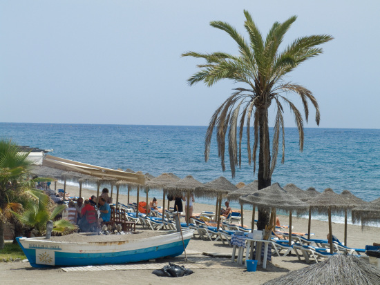 Am Strand von Marbella